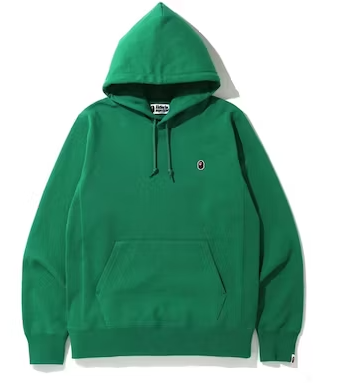 BAPE One Point Pullover Hoodie Green