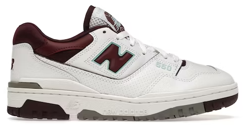 New Balance 550 Burgundy Cyan