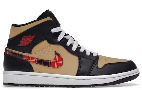Jordan 1 Mid Tartan Swoosh (2022)
