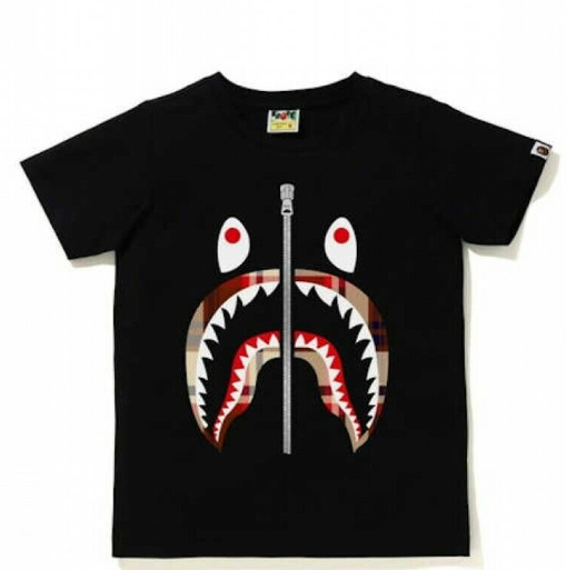 BAPE Shark plaid Tee