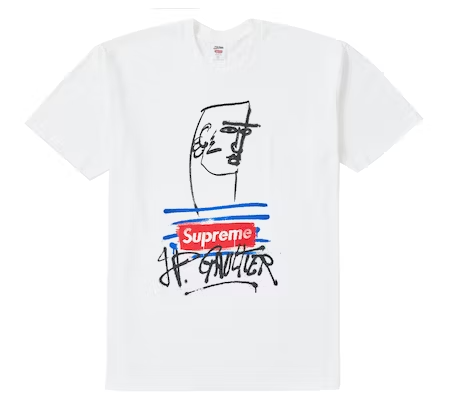 Supreme Jean Paul Gaultier Tee White