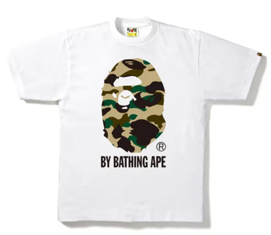 BAPE 1st Camo By Bathing Tee White/Camo
