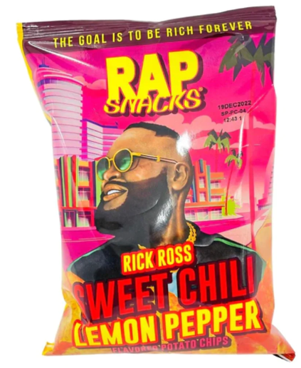 Rap Snacks Rick Ross Sweet Chili Lemon Pepper (IN STOCK. IN STORE ONLY)