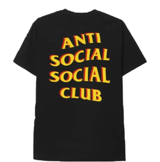 Anti Social Social Club Tee Red/Yellow