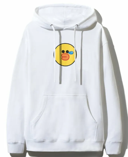 Anti Social Social Club x Line Friends Sally Duck White Hoodie