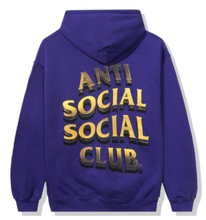 Anti Social Social Club 747K Hoodie Purple