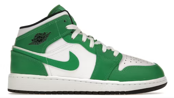 Jordan 1 Mid Lucky Green