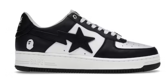 A Bathing Ape Bape Sta White Black (2022)