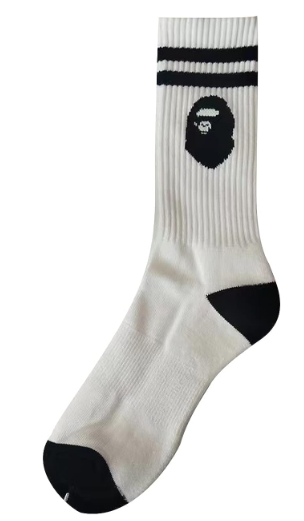 Bape Socks White