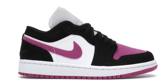 Jordan 1 Low Black Cactus Flower