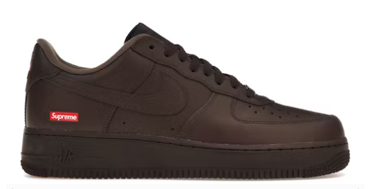 Nike Air Force 1 Low Supreme Baroque Brown