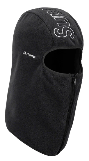 SUPREME Polartec Zip Balaclava / BLACK