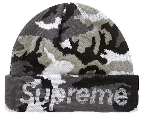 Supreme New Era Split Beanie Black (2022)