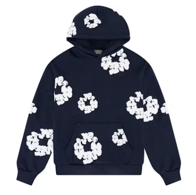 Denim Tears The Cotton Wreath Sweatshirt Navy