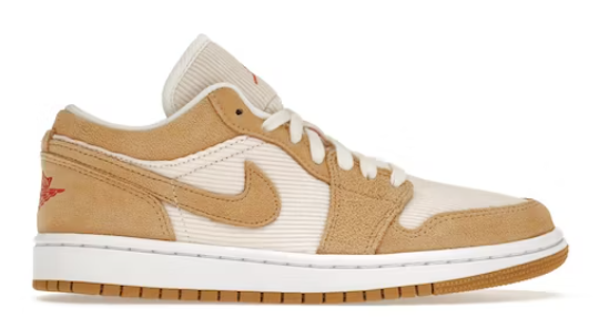Jordan 1 Low SE Twine Orange Quartz Corduroy (2021)