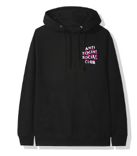 Anti Social Social Club x Fragment Pink Bolt Hoodie