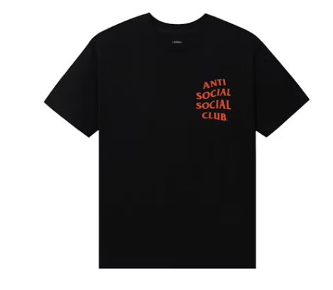 Anti Social Social Club Mind Games Tee Black/Orange
