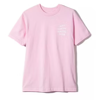 Anti Social Social Club Logo 2 T-shirt Pink