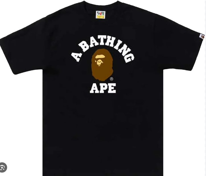 BAPE ABC Camo College Tee Black/brown