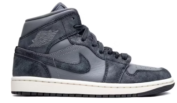 Jordan 1 Mid Distressed Smoke Grey (Women's)