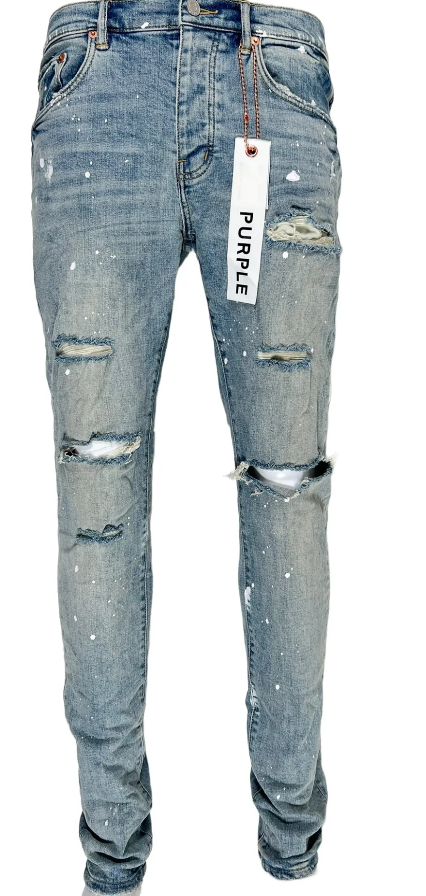 PURPLE BRAND JEANS LIGHT INDIGO PAINT
