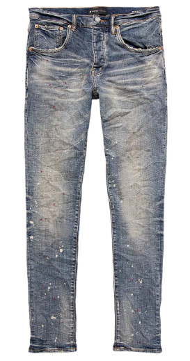 PURPLE BRAND Vintage Spotted Jeans 'Indigo'
