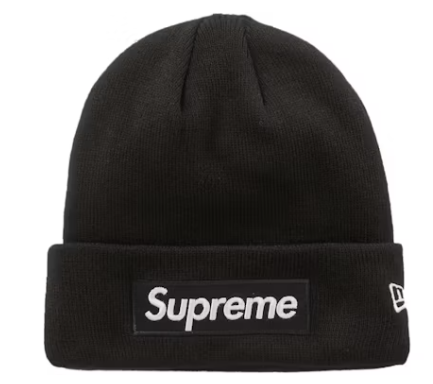 Supreme New Era Box Logo Beanie (FW23) Black