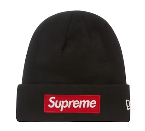 Supreme New Era Box Logo Beanie (FW22) Black