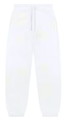 Denim Tears Cotton Wreath Sweatpants White