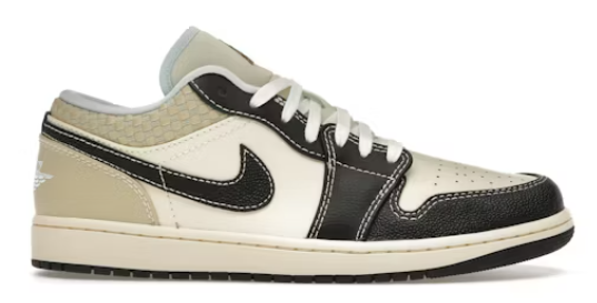 Jordan 1 Low SE Coconut Milk Black Muslin