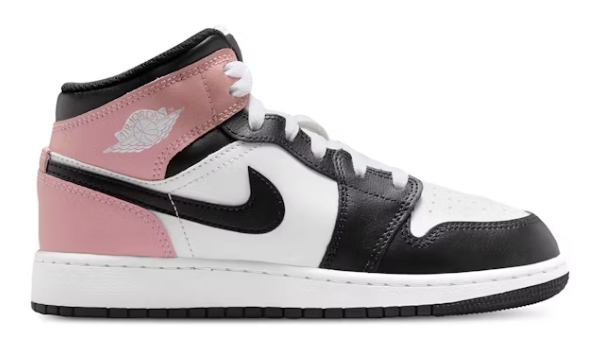 Jordan 1 Mid White Rust Pink Black