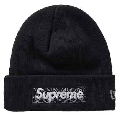 Supreme New Era Box Logo Beanie (FW19) NAVY