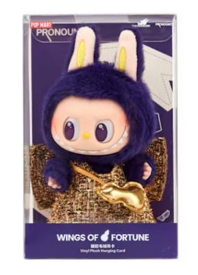 Pop Mart Labubu x Pronounce Wings of Fortune Vinyl Plush Hanging Card