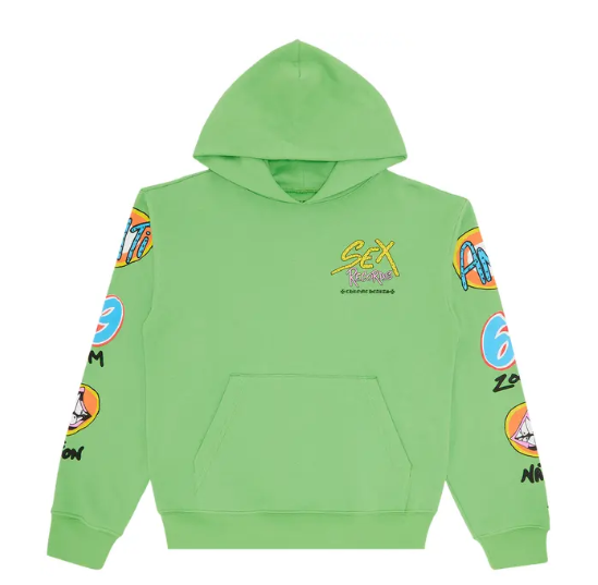 Chrome Hearts Matty Boy Sex Records Hoodie Citrus