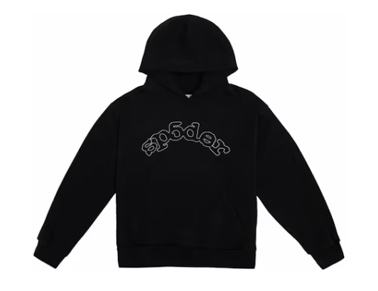 Sp5der OG Logo Hoodie Black
