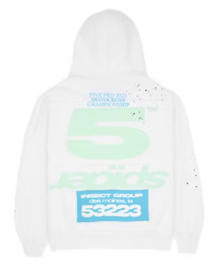 Sp5der Adult Sweatshirt Egg Shell