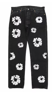 Denim Tears x Levi's Cotton Wreath Jean Black